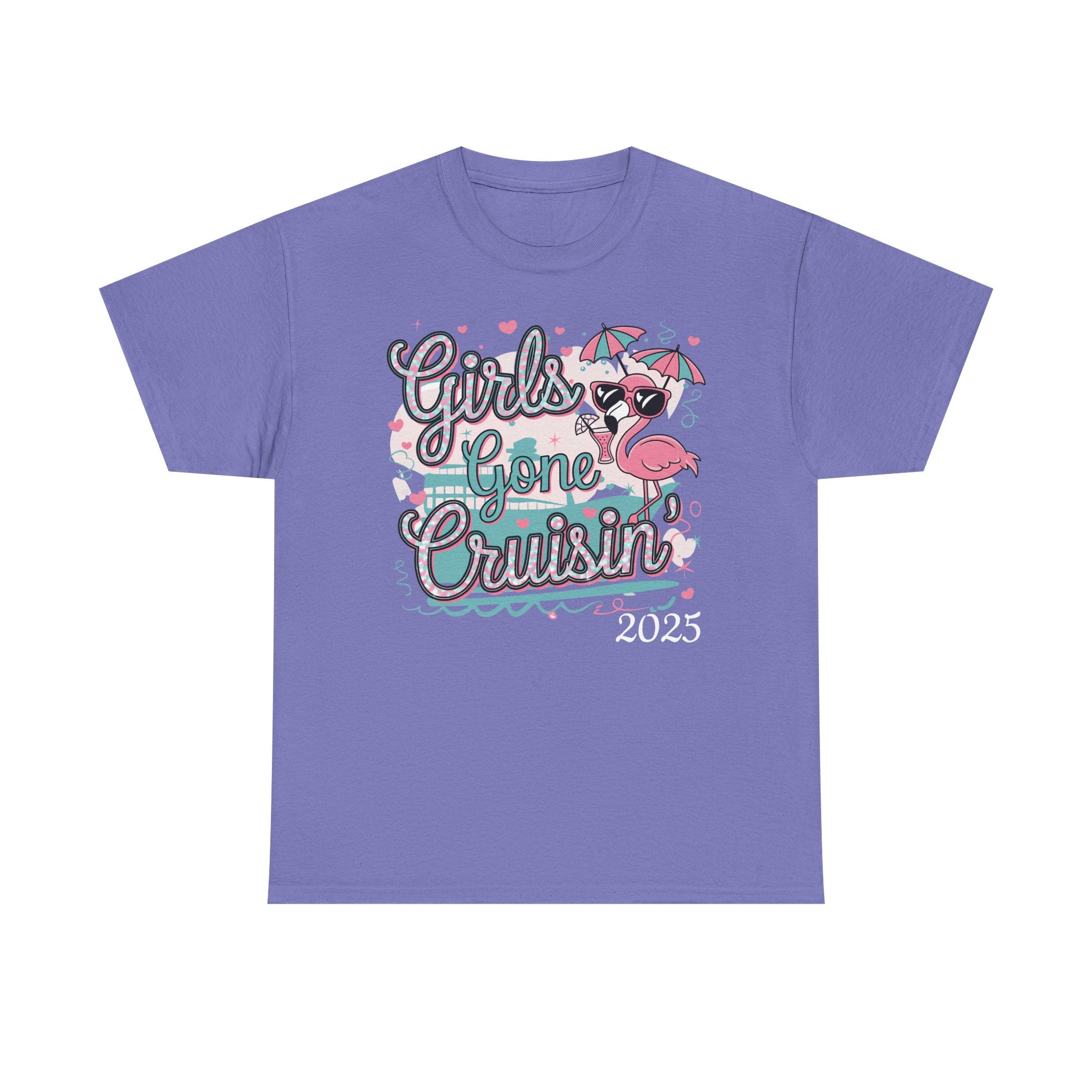 Girls Gone Cruisin’ T-Shirt – Fun Cruise Group Shirt with Custom Year - Fun Summer Shirt, Beach Bonfire Top, Gift for Friends, Vacation Wear, Casual Style