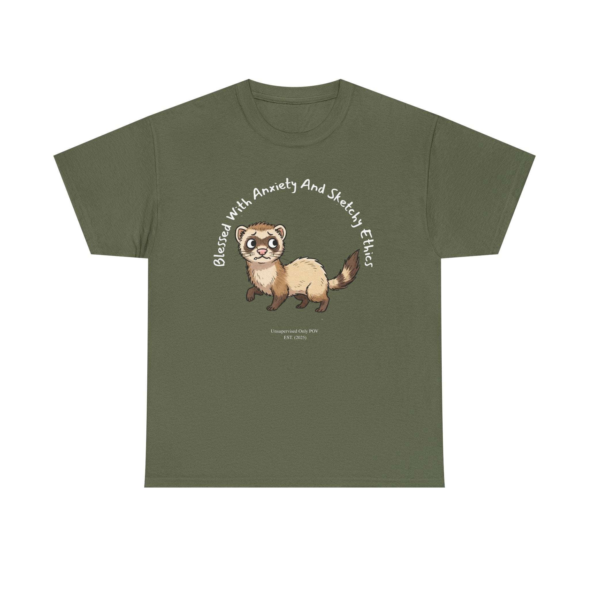 Funny Ferret Shirt – Custom year - Sketchy Ethics Weekend Mistakes Unsupervised POV Gift Tee