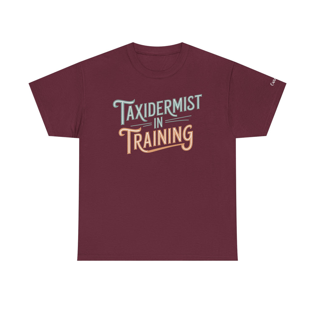 Taxidermist in Training Personalized T-Shirt, custom sleeve, name or date, Tee for Aspiring Taxidermists