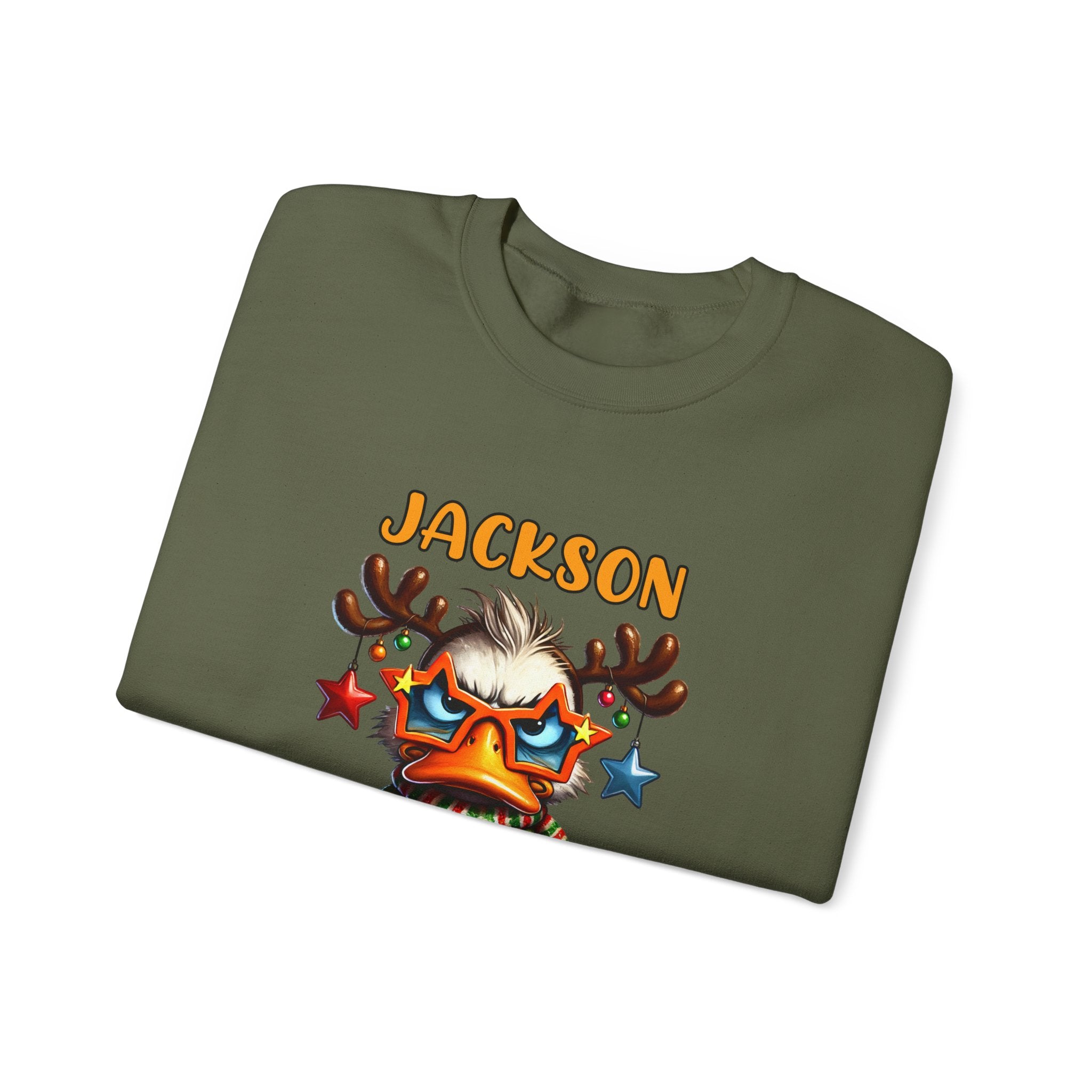 Personalized Family Christmas Grouchy Duck Custom Xmas Family Last Name Xmas Family Name, Family Xmas Shirt ,Christmas Party