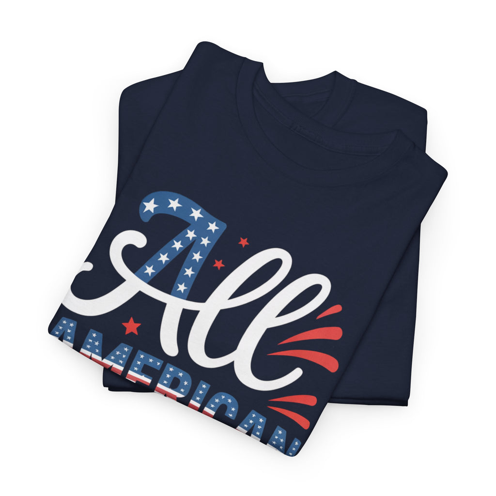 All American Baby Unisex Cotton Tee, Fourth of July Shirt, Patriotic Top