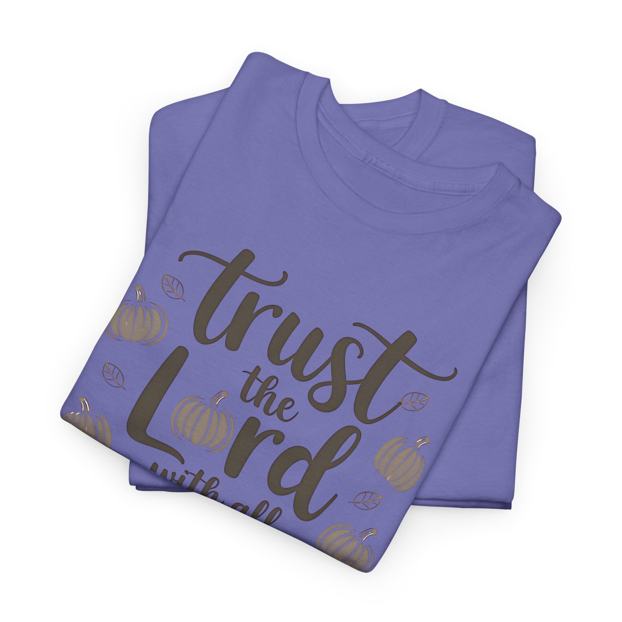 Faith-Inspired Unisex Heavy Cotton Tee - Trust the Lord with All Your Heart, Christian Apparel, Fall Fashion, Inspirational Gift, Cozy [...]