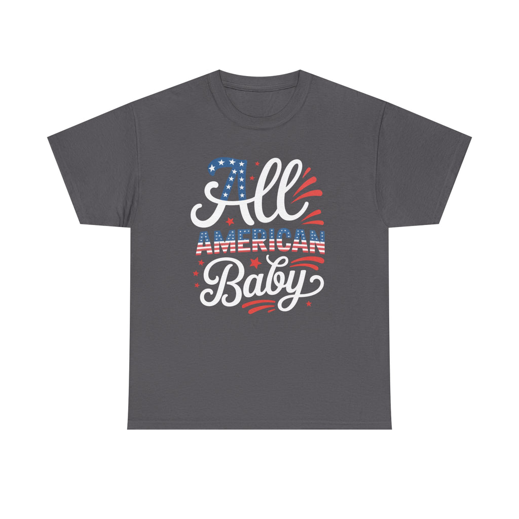 All American Baby Unisex Cotton Tee, Fourth of July Shirt, Patriotic Top