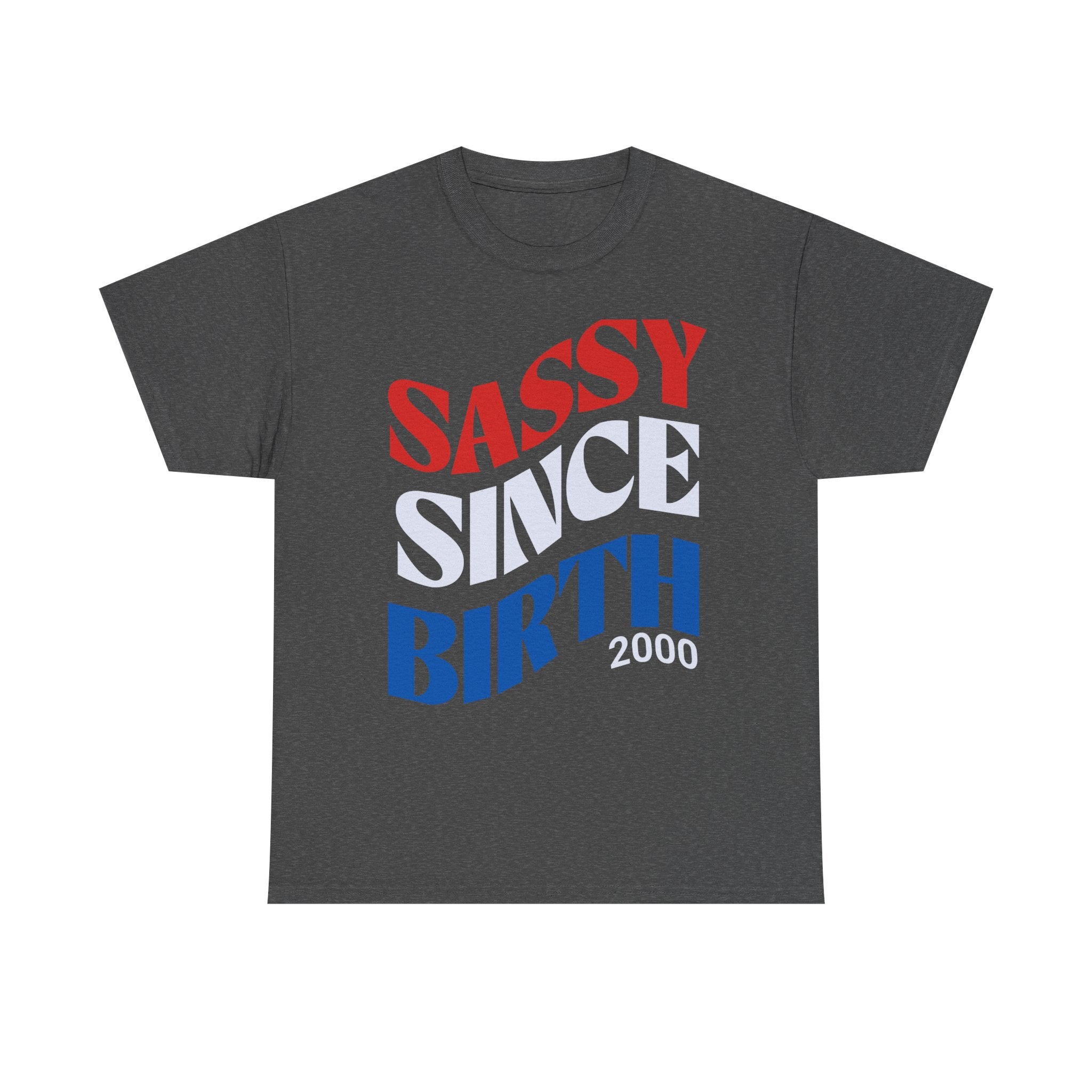 Personalized Birthday Tee Custom Year, Sassy Since Birth, Unisex Birthday Gift, Retro Style Party T-Shirt