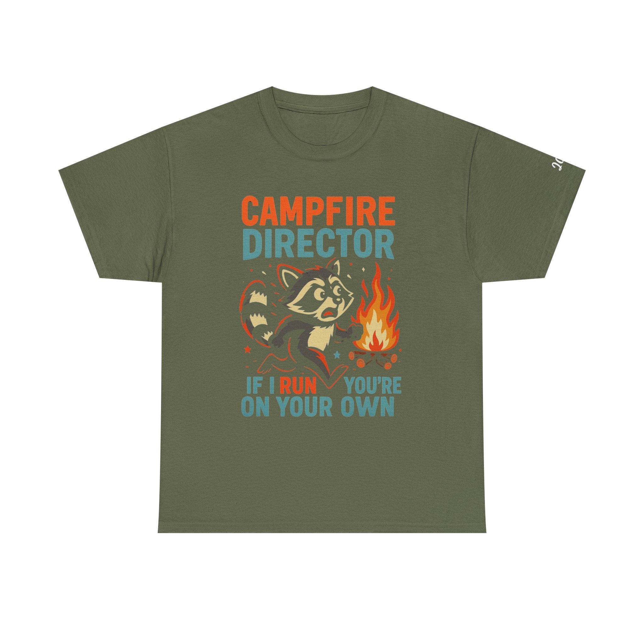 Campfire Director Raccoon Shirt – If I Run You’re On Your Own Funny Tee