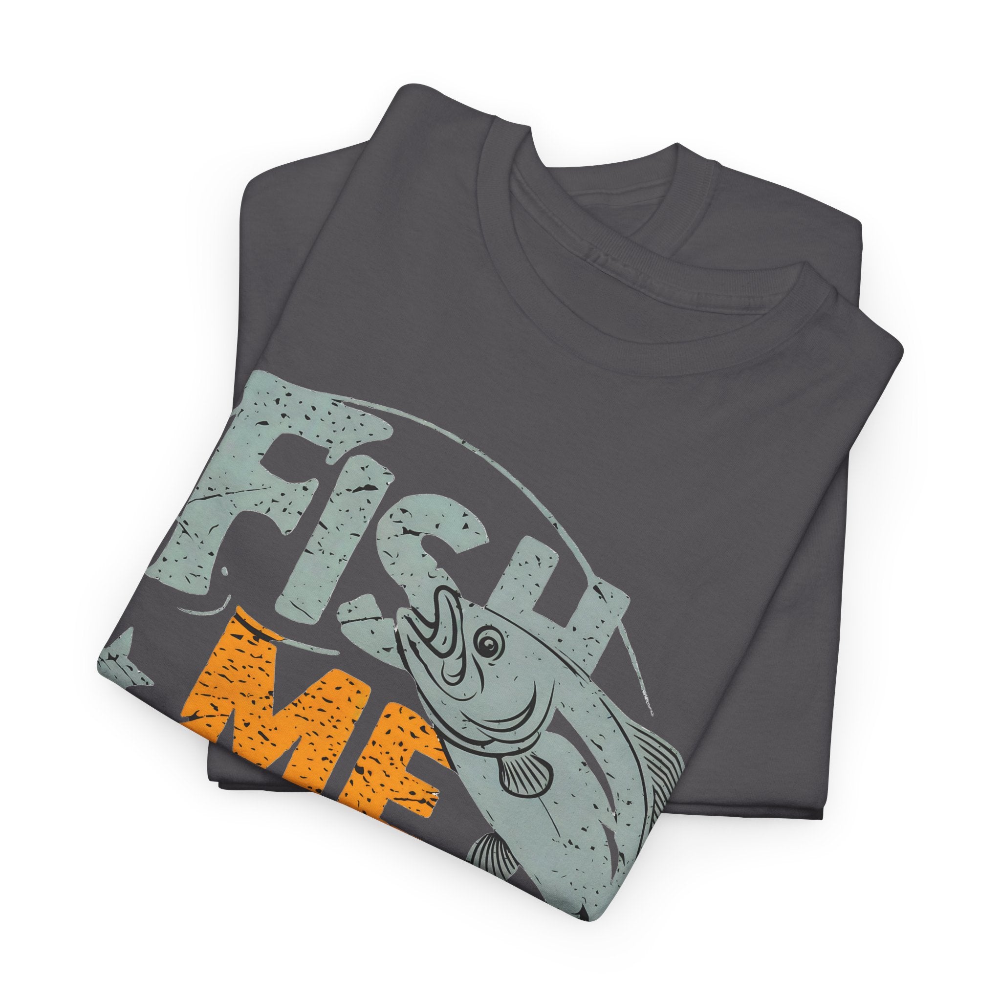 Personalized Fishing T-Shirt Custom Sleeve "Fish Me Luck" Funny Fisherman for Anglers Outdoor Enthusiasts