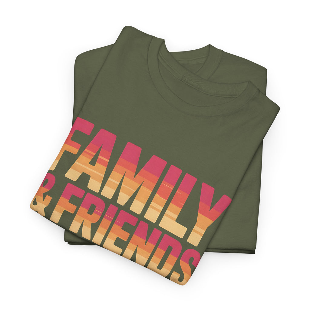 Family & Friends Cruise Unisex Tee - Perfect for Group Gatherings, Vacations, Wearable Memories, Travel, Summer Fun!
