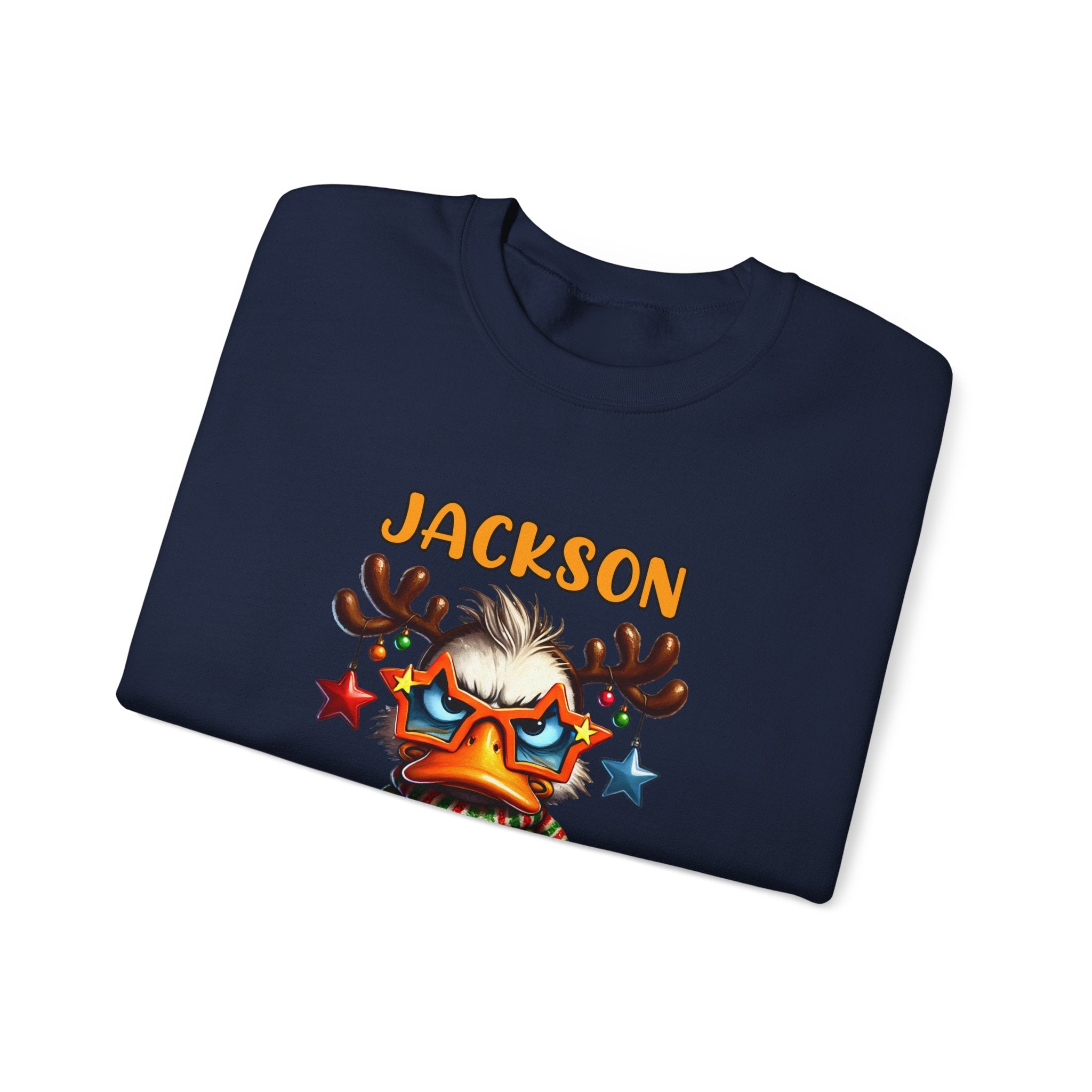 Personalized Family Christmas Grouchy Duck Custom Xmas Family Last Name Xmas Family Name, Family Xmas Shirt ,Christmas Party