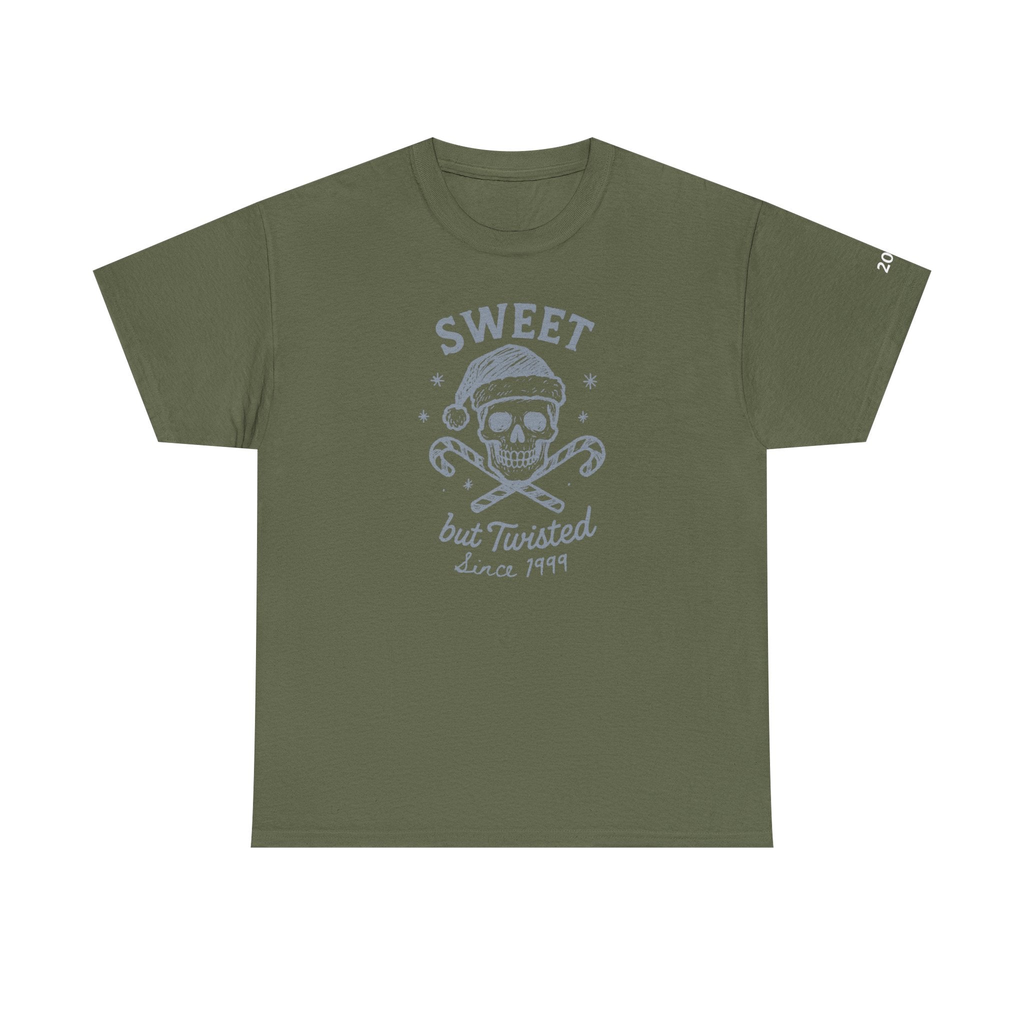 Sweet but Twisted Shirt – Funny Christmas Skull Tee – Candy Cane Humor – Custom Since Year Gift