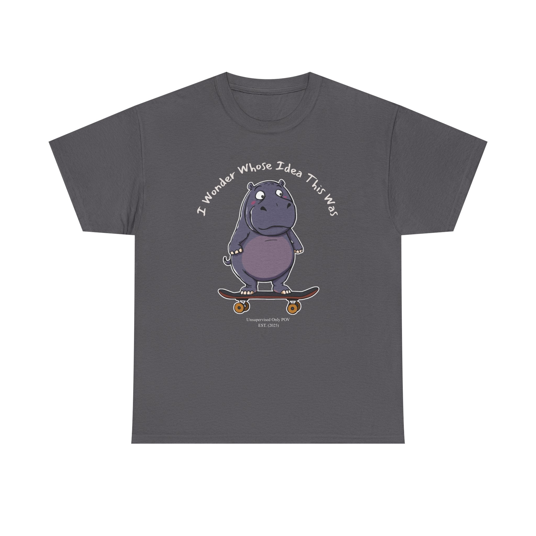 Funny Hippo T-Shirt – Weekend Mistake Graphic Tee for Adults Who Should Know Better