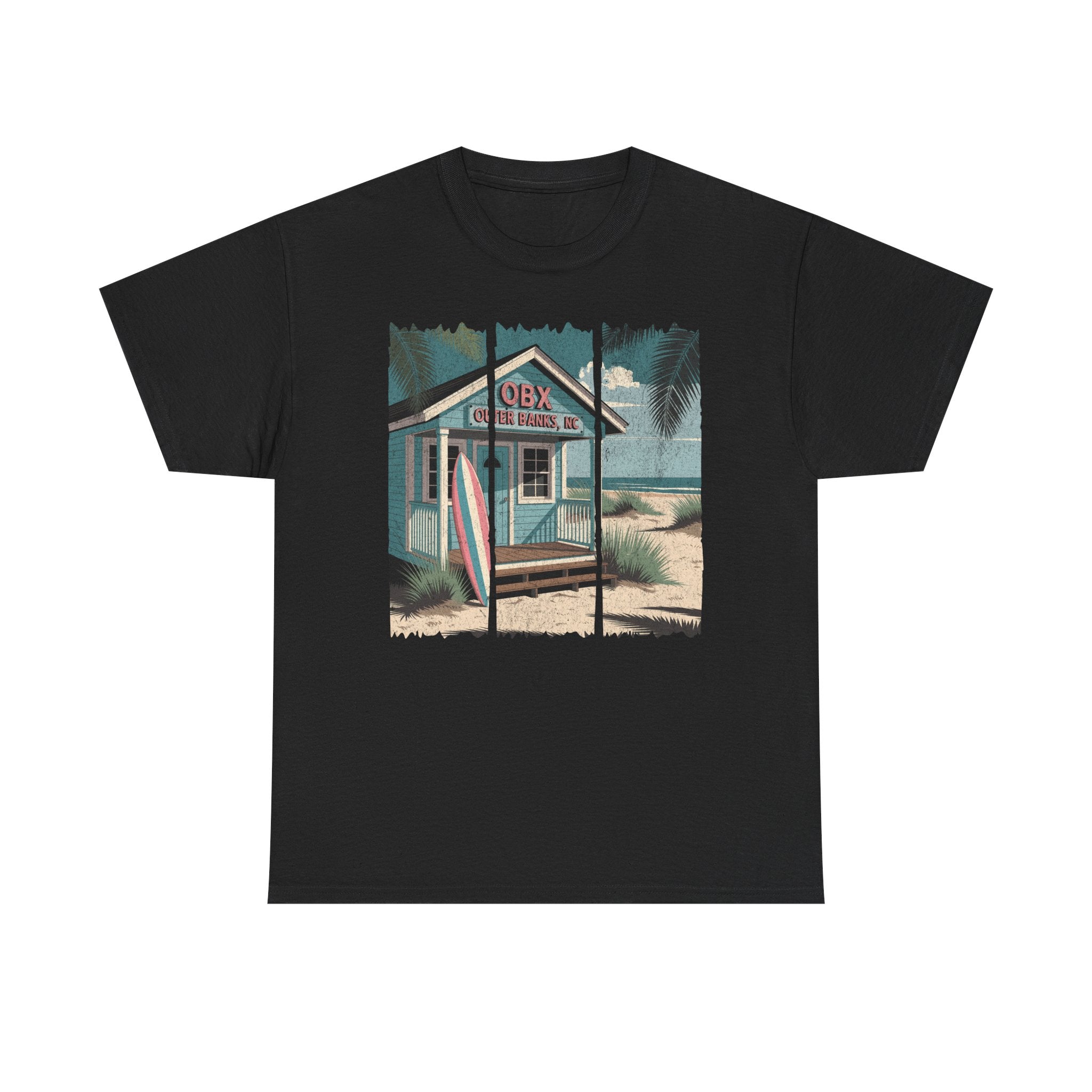 Retro Beach Vibes Unisex Tee - Perfect for Summer, Surf Lovers, Casual Outings, Beach Days, or Travel Adventures