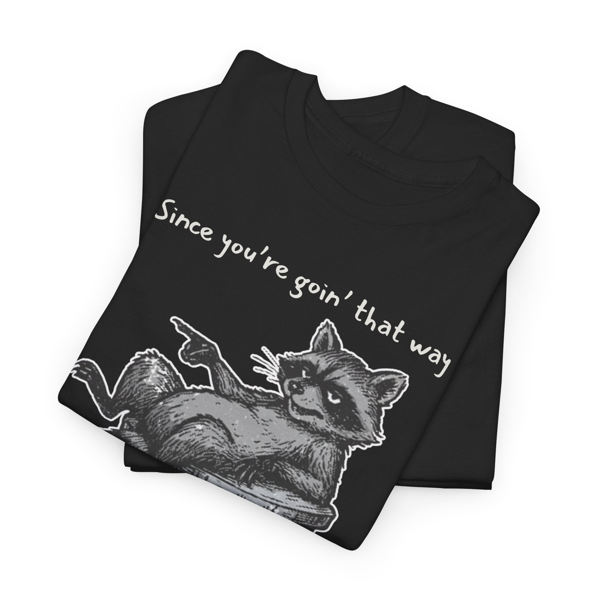 Funny Raccoon T-Shirt – Weekend Mistakes POV Garbage Can Humor – Custom Year
