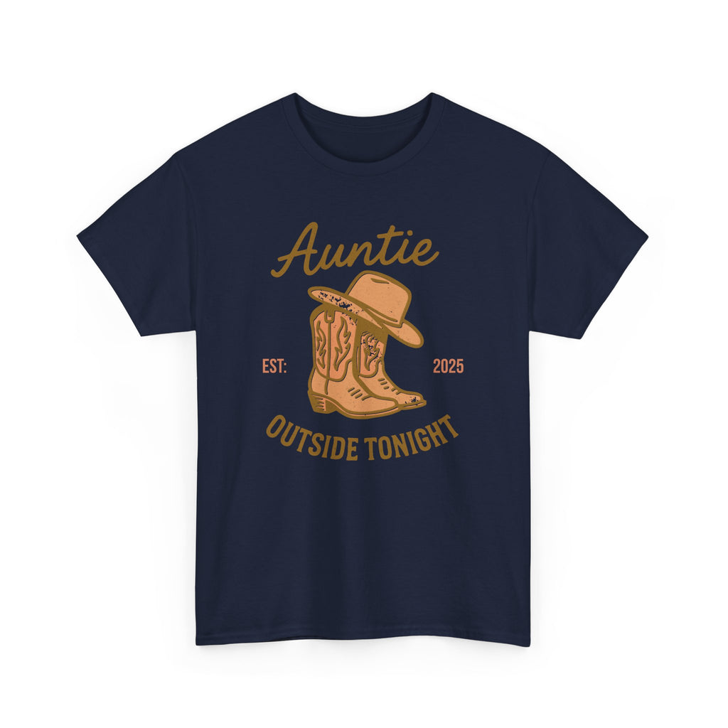 Funny Auntie T-Shirt Gift for Women, EST YEAR Auntie Tee Custom Aunt Shirt