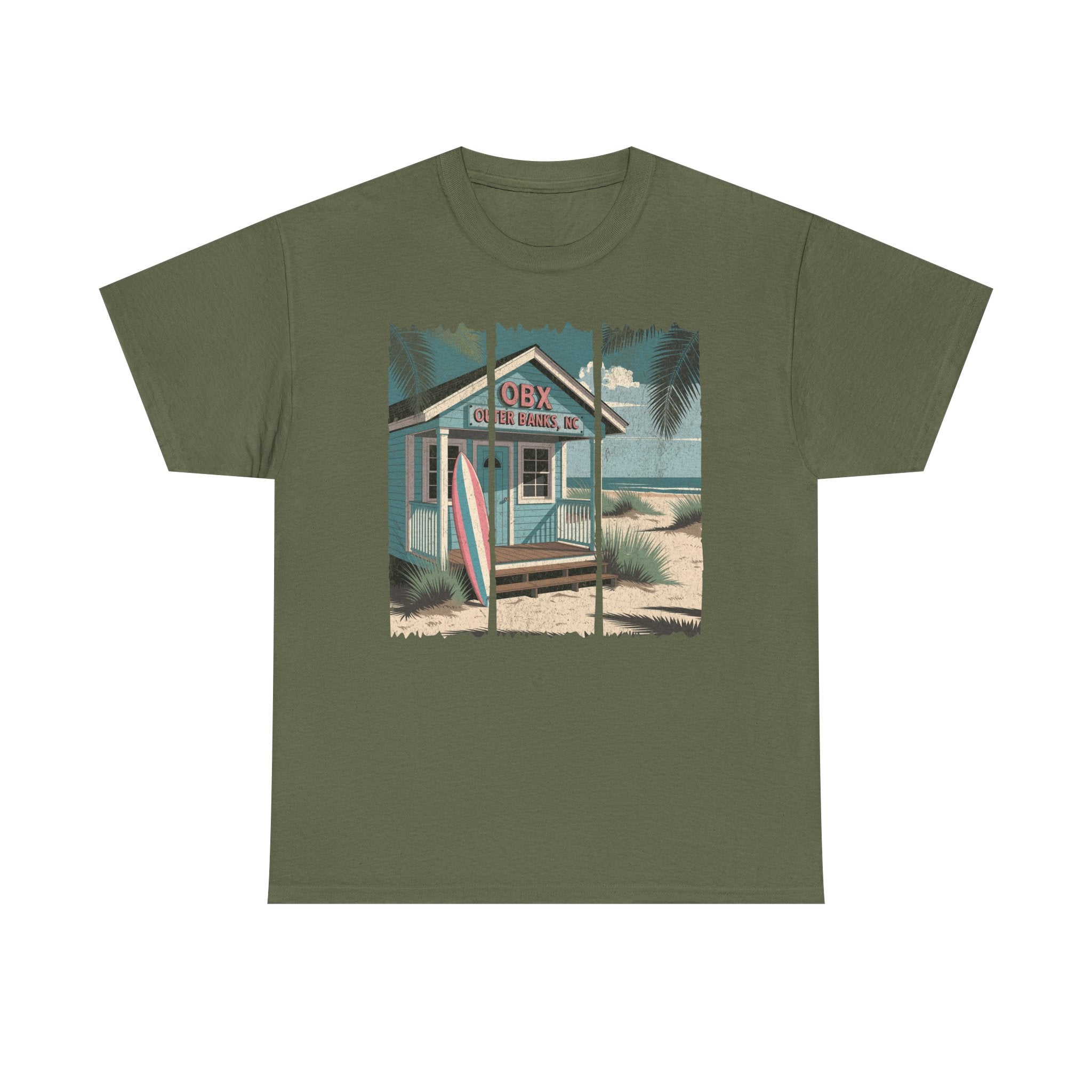 Retro Beach Vibes Unisex Tee - Perfect for Summer, Surf Lovers, Casual Outings, Beach Days, or Travel Adventures