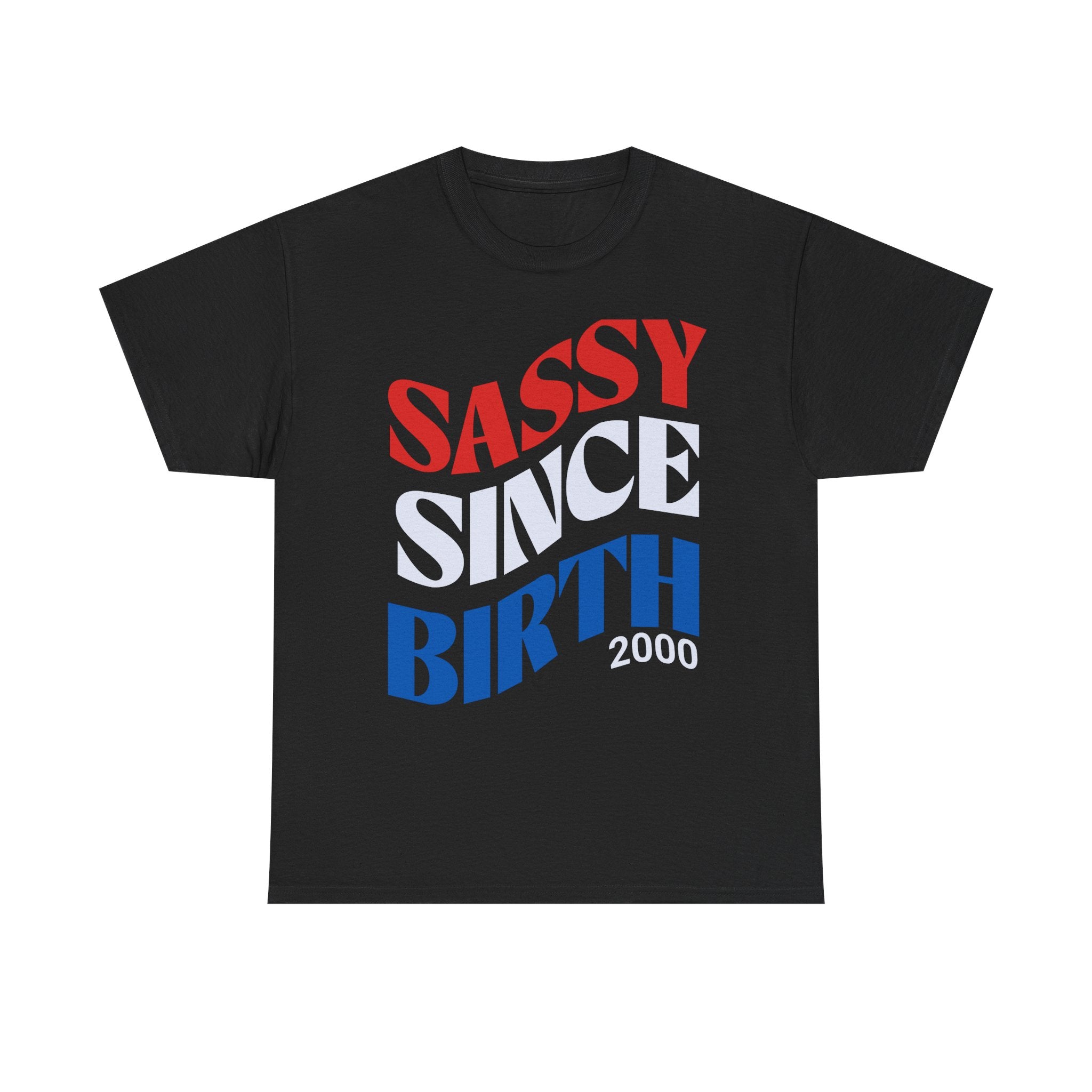 Personalized Birthday Tee Custom Year, Sassy Since Birth, Unisex Birthday Gift, Retro Style Party T-Shirt