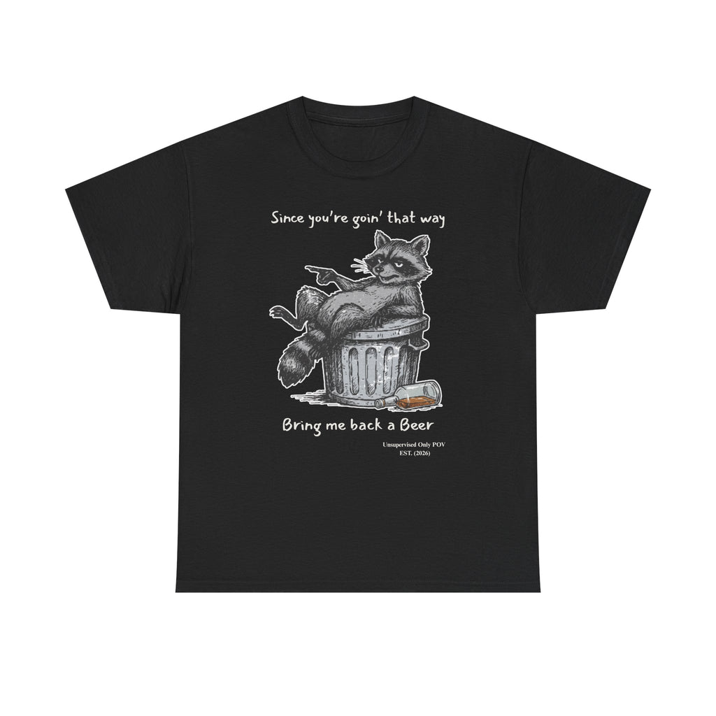 Funny Raccoon T-Shirt – Weekend Unsupervised POV Garbage Can Humor – Custom Year