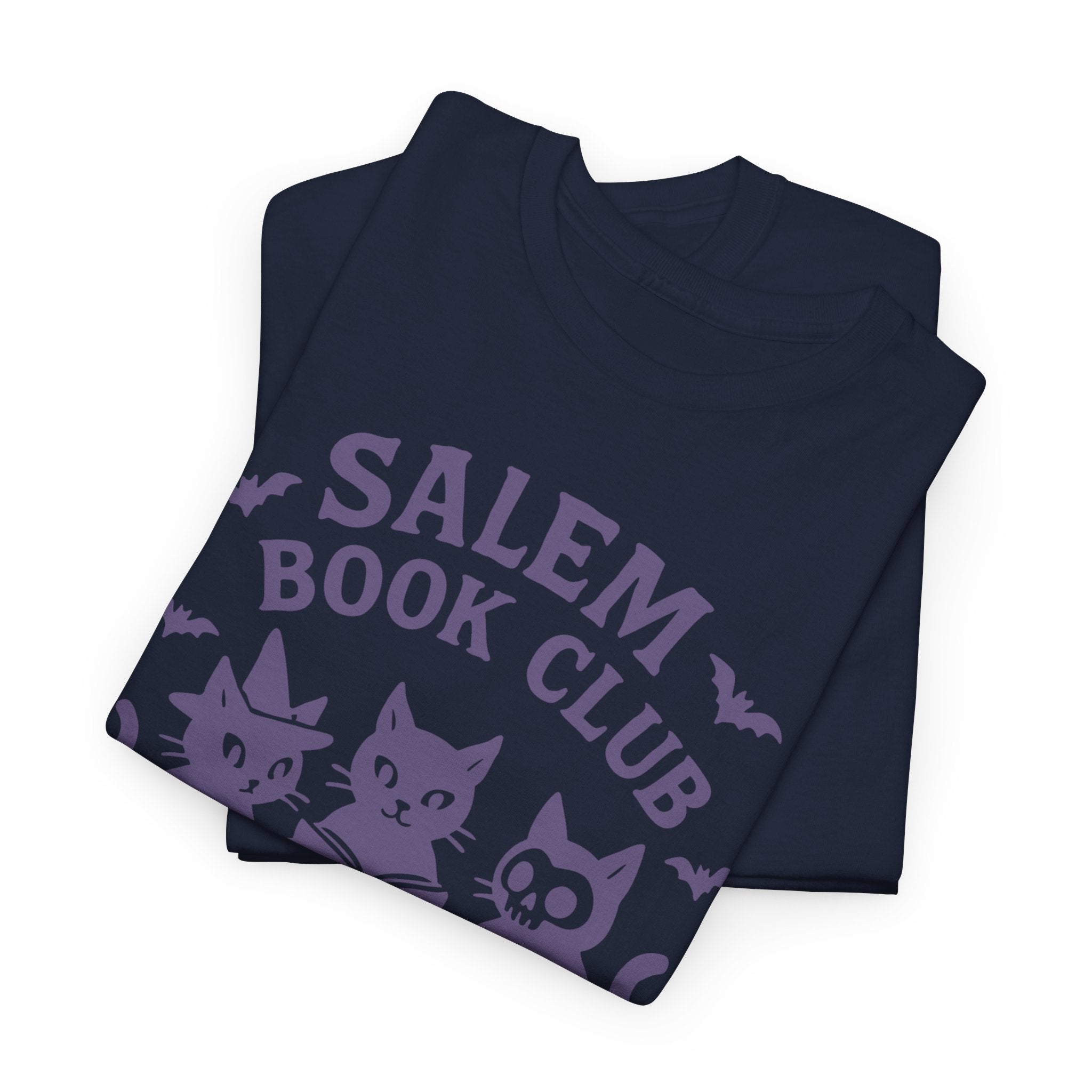 Graphic Cat Tee - Salem Book Club - Custom Name and Est Year - Gift for Bookworm
