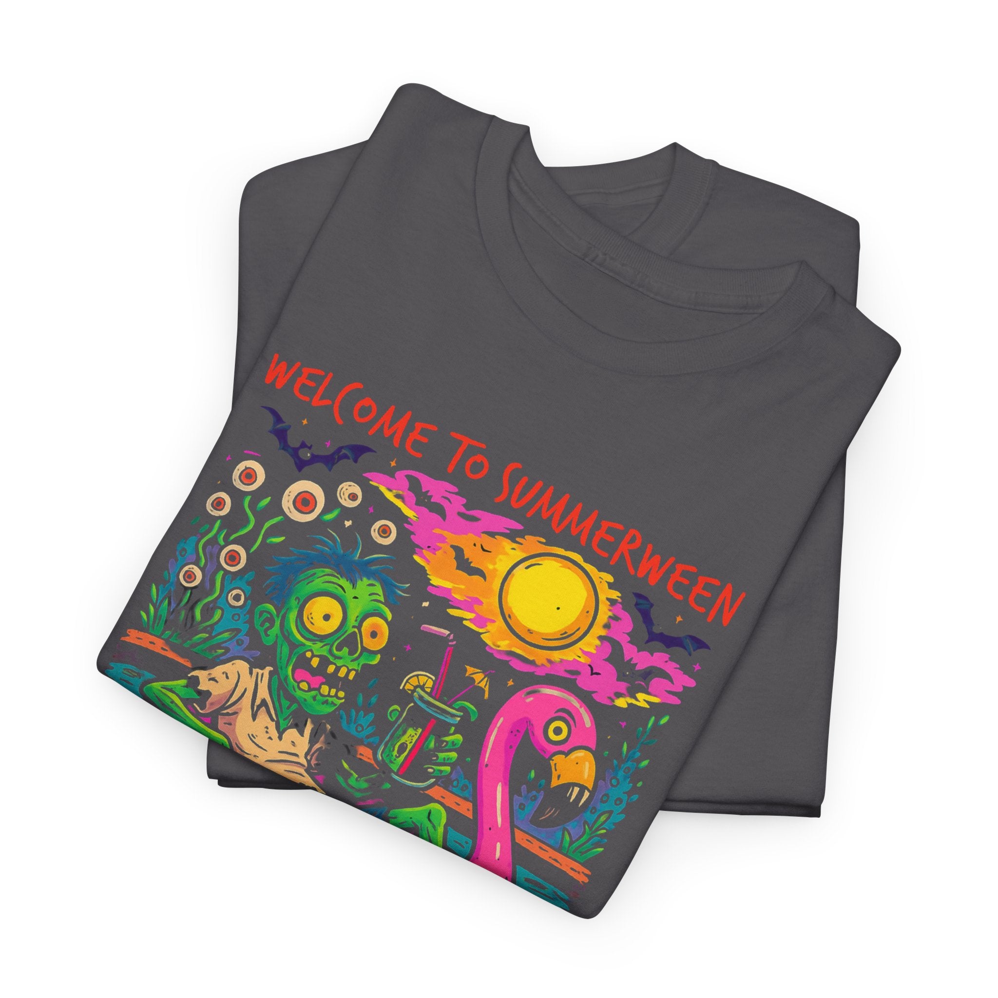 Chillin' Summerween Zombie Tee | Spooky Summer Shirt, Halloween Party Apparel, Unisex Graphic T-Shirt, Zombie Social Club Merch, Fun [...]