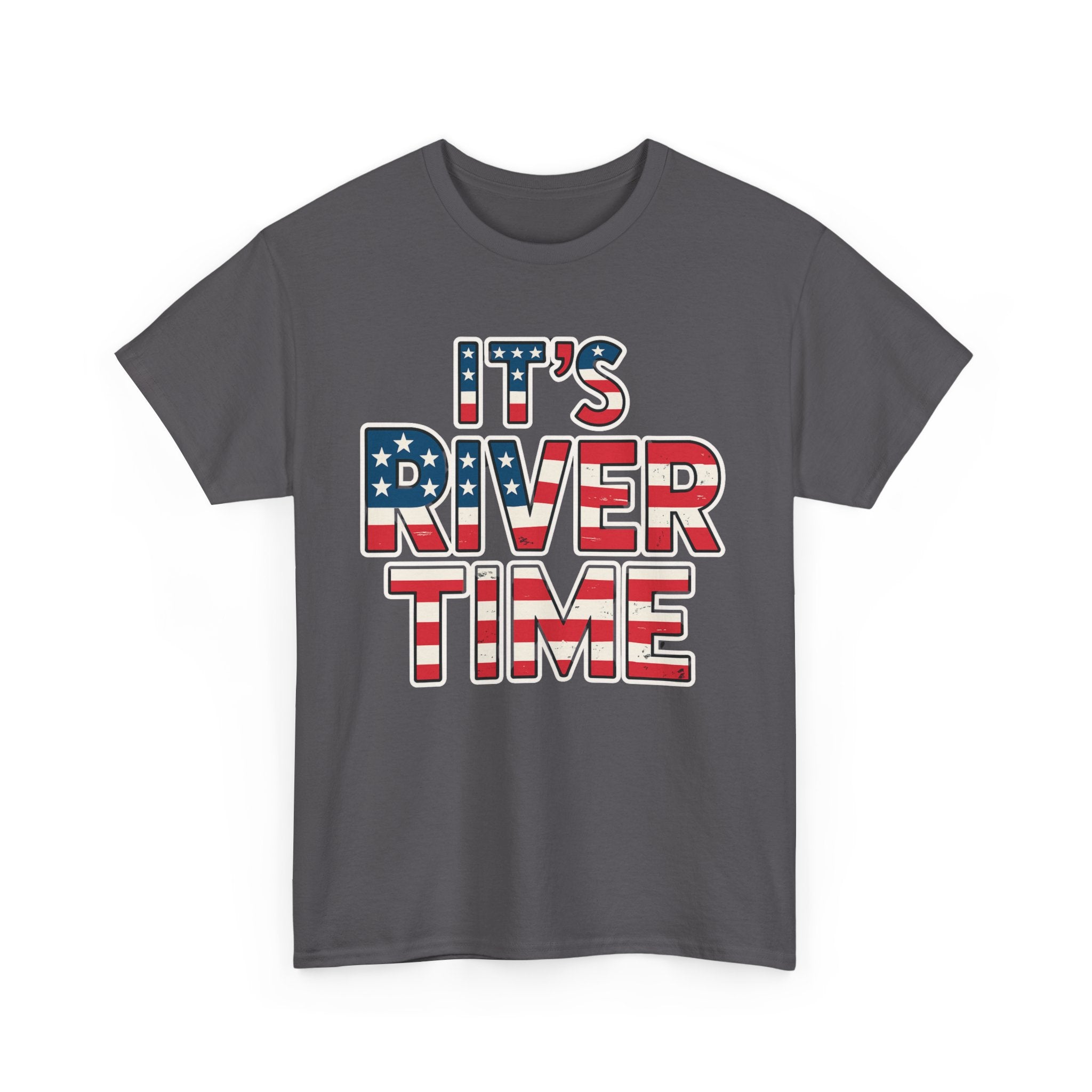 It's River Time, Custom Year, Perfect for Independence Day, Summer Parties, Outdoor Adventures, River Lovers, Casual Wear