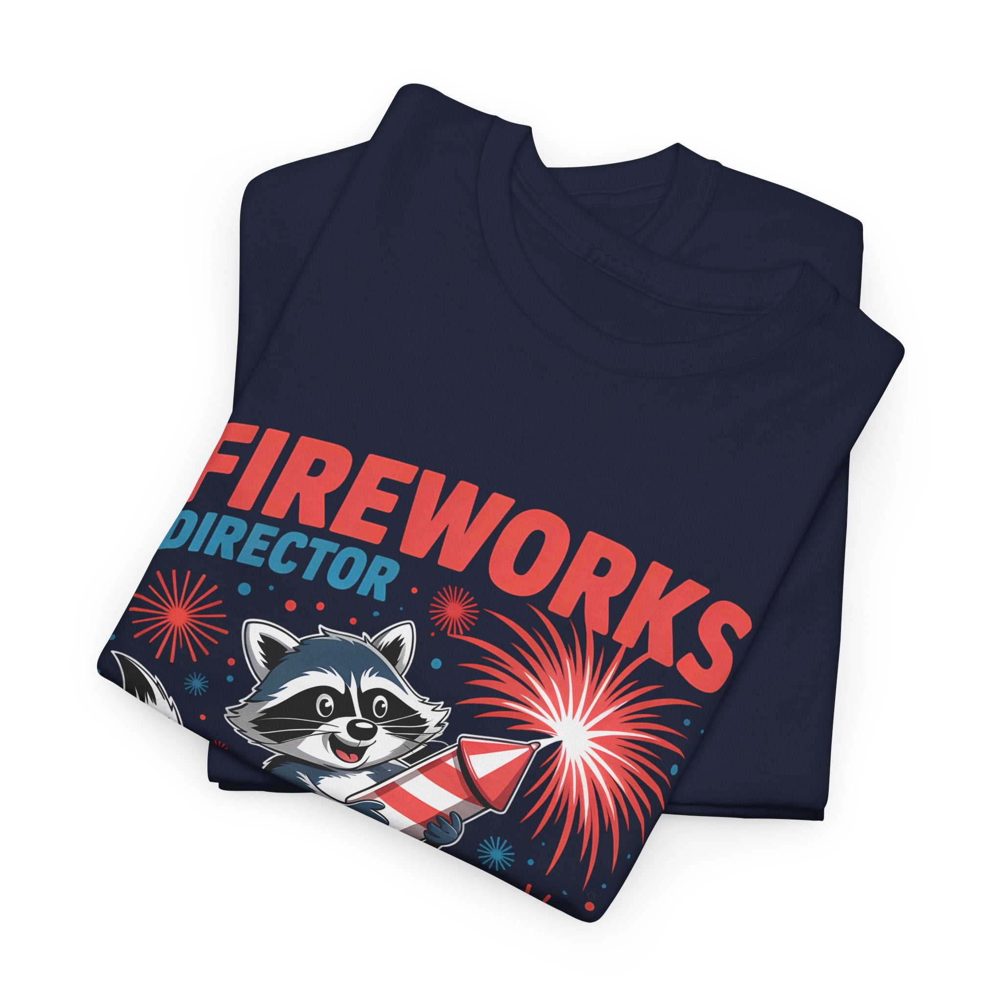 Fireworks Director Shirt – Funny Raccoon If I Run Be In Front of Me Tee with Custom Year on Sleeve