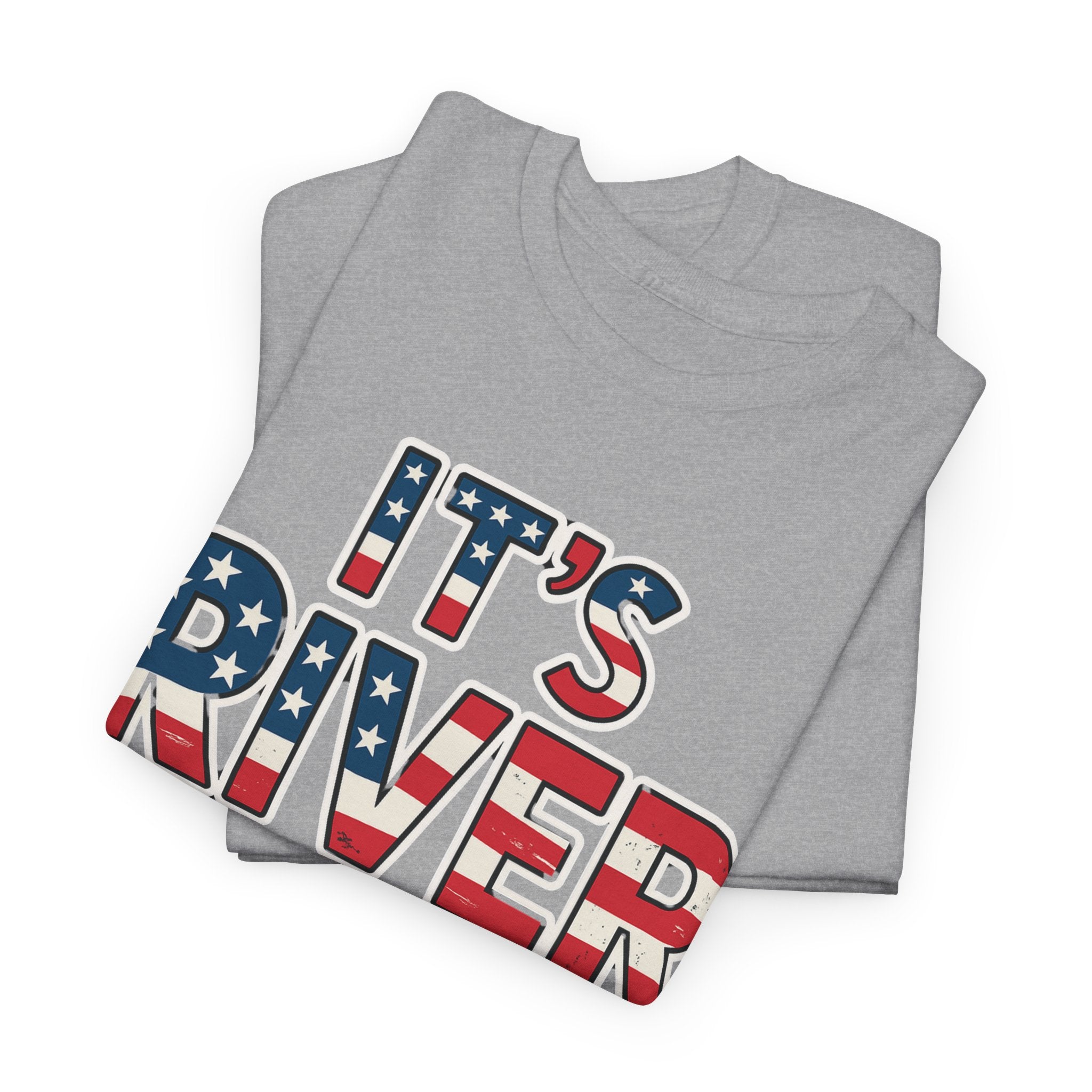 It's River Time, Custom Year, Perfect for Independence Day, Summer Parties, Outdoor Adventures, River Lovers, Casual Wear