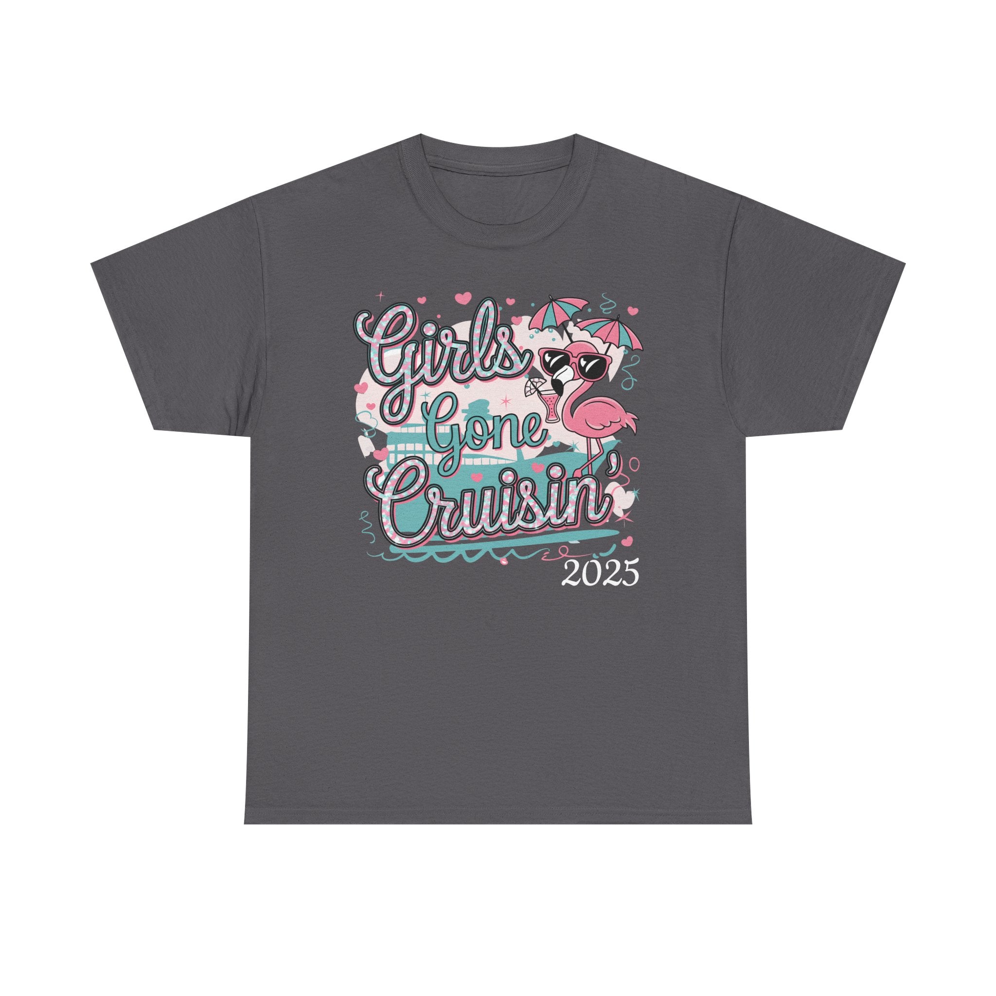 Girls Gone Cruisin’ T-Shirt – Fun Cruise Group Shirt with Custom Year - Fun Summer Shirt, Beach Bonfire Top, Gift for Friends, Vacation Wear, Casual Style