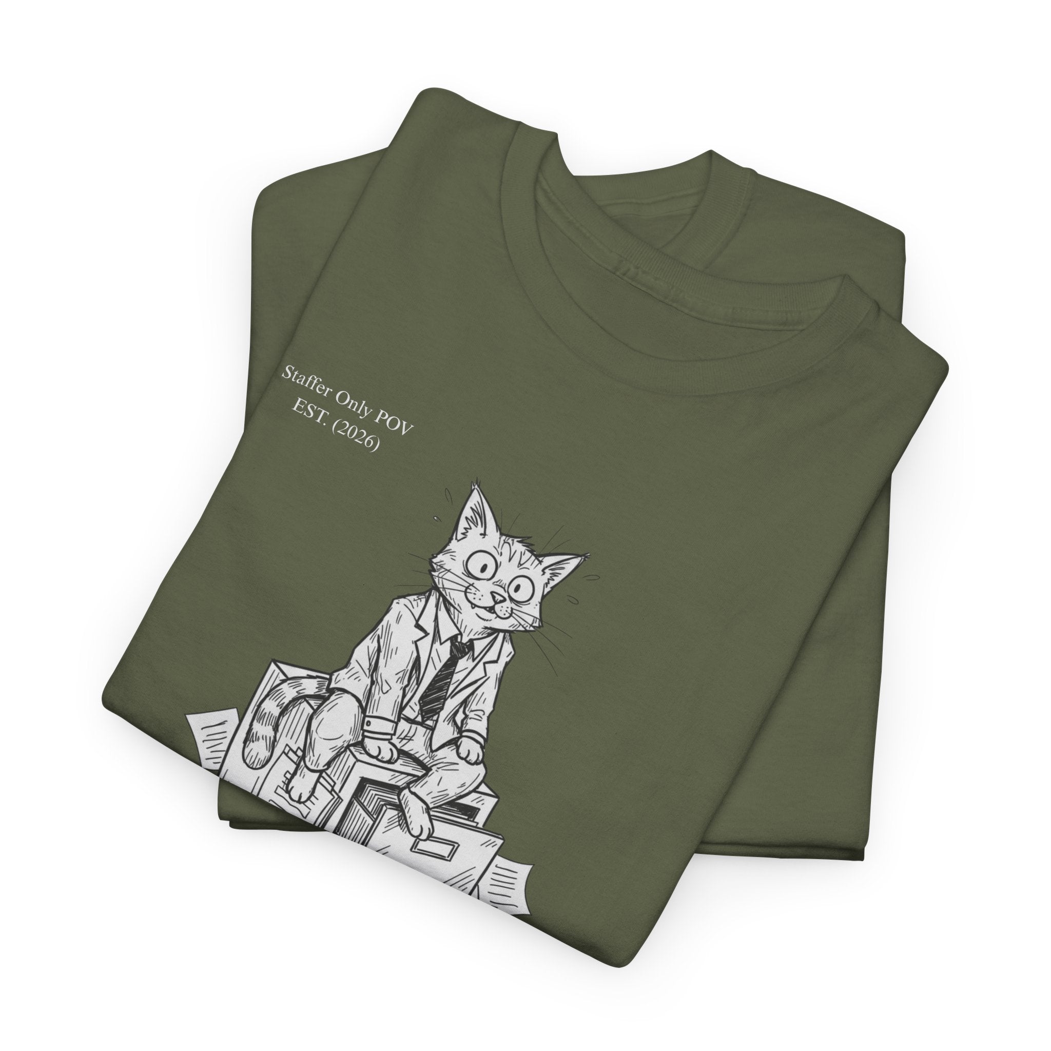 Legal’s Gonna Love This – Funny Office Staffer POV Cat T-Shirt